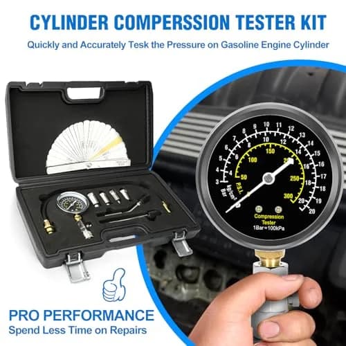 BETOOLL Petrol Engine Cylinder Compression Tester Kit 32 Blades | Accurate Pressure Test for Petrol Engines thumbnail 2