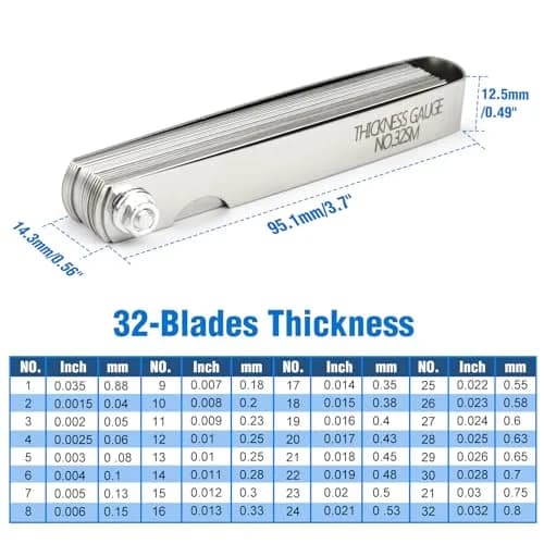 BETOOLL Petrol Engine Cylinder Compression Tester Kit 32 Blades | Accurate Pressure Test for Petrol Engines thumbnail 3