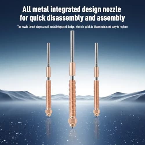 Xirbbo K2 Plus Nozzle Kit | 2 pcs 0.2mm Unicorn Quick-Swap Hardened Steel & Copper Alloy Nozzle for Creality K2 Plus 3D Printer thumbnail 8