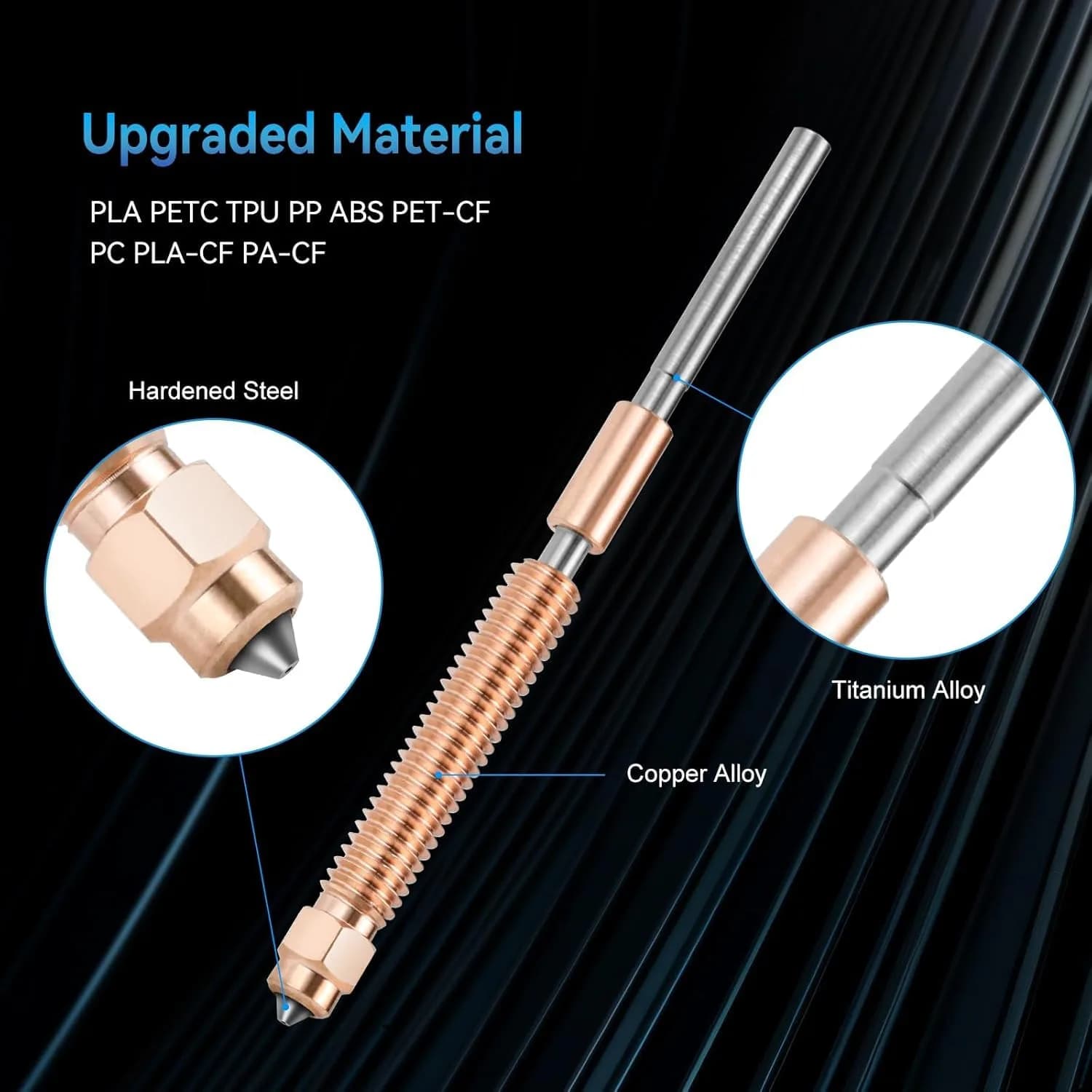 Xirbbo K2 Plus Hotend Replacement for Creality K2 Plus 3D Printer | All-Metal Integrated Design - view 7