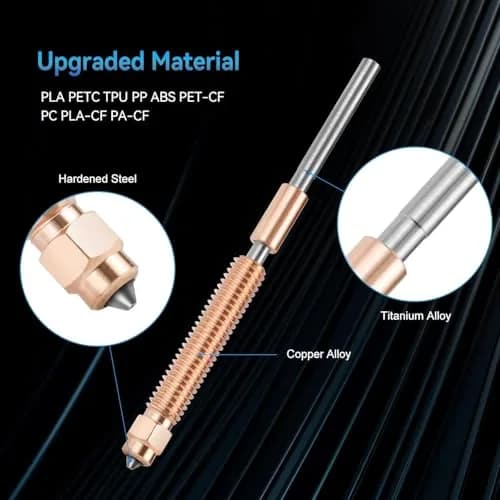 Xirbbo K2 Plus Hotend Replacement for Creality K2 Plus 3D Printer | All-Metal Integrated Design thumbnail 7