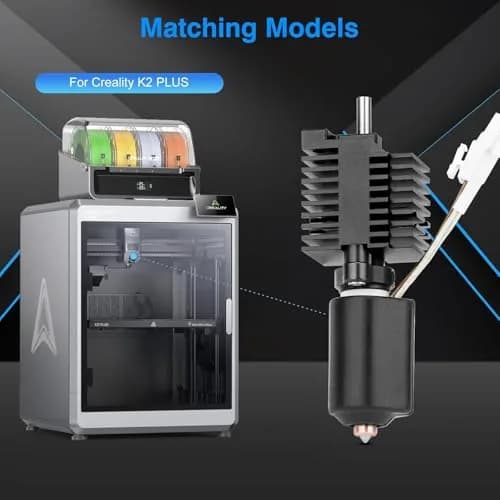Xirbbo K2 Plus Hotend Replacement for Creality K2 Plus 3D Printer | All-Metal Integrated Design thumbnail 2