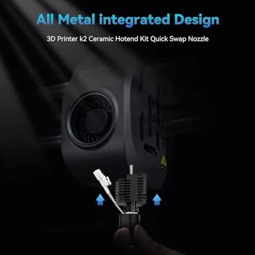 Xirbbo K2 Plus Hotend Replacement for Creality K2 Plus 3D Printer | All-Metal Integrated Design thumbnail 3