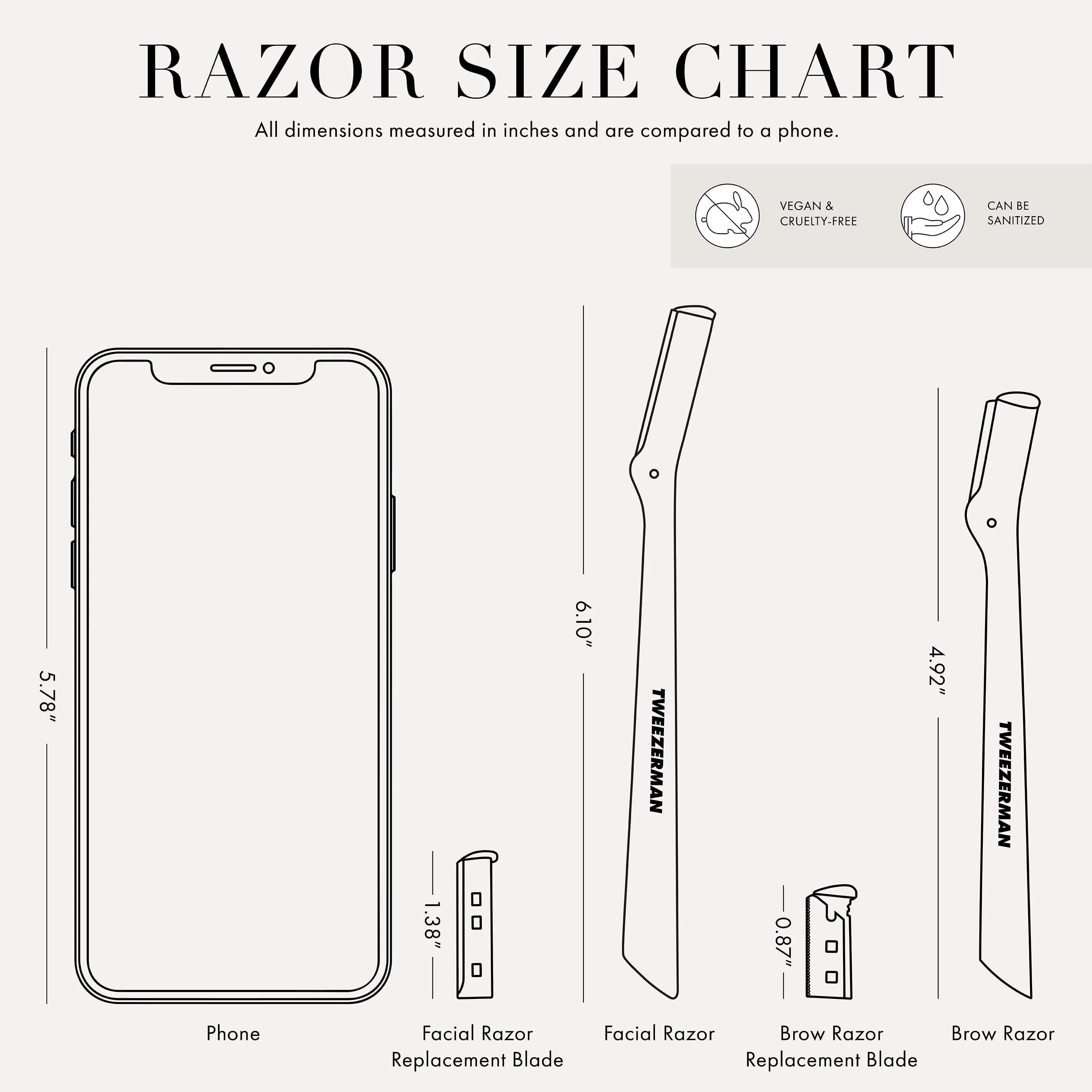Tweezerman Exclusive Facial Razor Tea Rose | Gentle Exfoliation & Peach Fuzz Removal - view 7