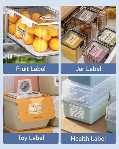 NIIMBOT 3 Rolls Clear Label Tape 40x30mm (1.57"x1.18") | Waterproof Thermal Labels for B1/B21/B3S Printers thumbnail 5