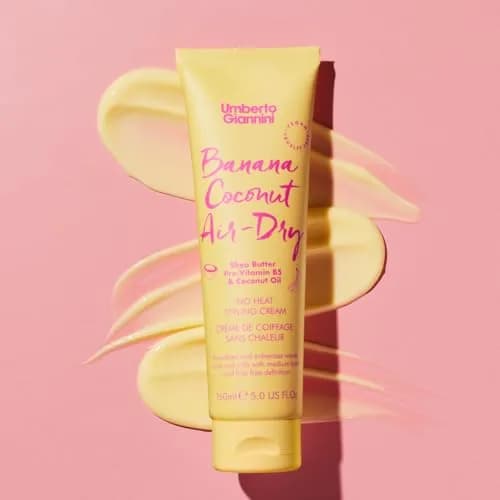 Umberto Giannini Curl Type 2 Styling Duo, Banana Coconut Air-Dry Cream (165ml / 5Fl. Oz) & Curl Jelly (198ml / 6.7Fl. Oz) | Define Wavy Hair thumbnail 4