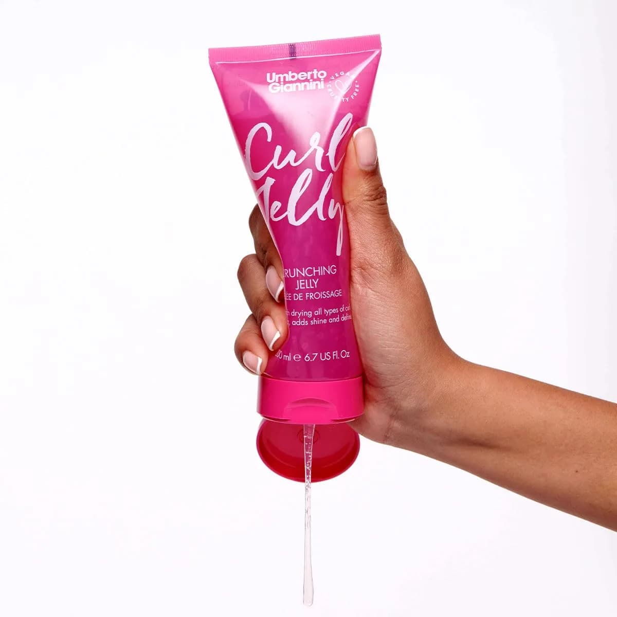 Umberto Giannini Curl Type 2 Styling Duo, Banana Coconut Air-Dry Cream (165ml / 5Fl. Oz) & Curl Jelly (198ml / 6.7Fl. Oz) | Define Wavy Hair - view 6