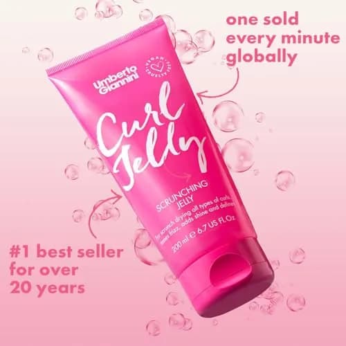 Umberto Giannini Curl Type 2 Styling Duo, Banana Coconut Air-Dry Cream (165ml / 5Fl. Oz) & Curl Jelly (198ml / 6.7Fl. Oz) | Define Wavy Hair thumbnail 3