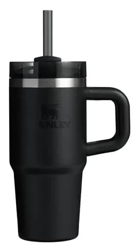 STANLEY Quencher H2.0 FlowState Tumbler, 14 oz (397 ml) Black 2.0 | Insulated Stainless Steel Travel Mug with Handle thumbnail 1