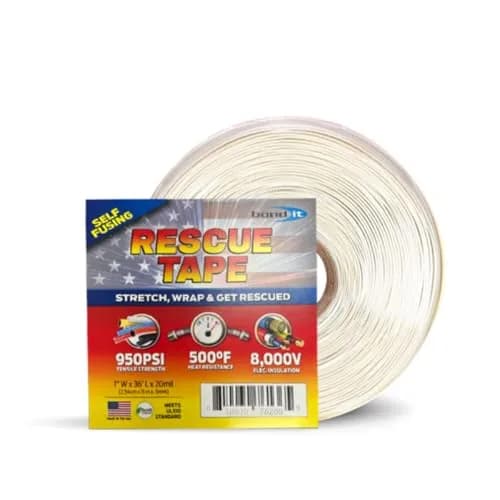 Bond It Rescue Tape Self-Fusing Silicone Repair Tape 36 ft (10.97 m) | Waterproof, Heat-Resistant, Electrical Insulation thumbnail 1