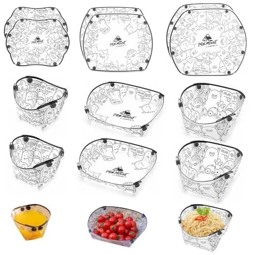 MIUPOO Collapsible Bowl Plate Cup Set | Portable Foldable Camping Dinnerware (3 Sizes) thumbnail 1