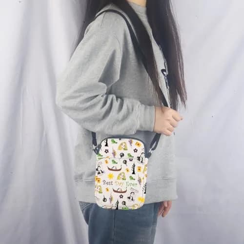 MNIGIU Tangled Movie Fans Gift Crossbody Cosmetic Makeup Bag | Princess Rapunzel Lover thumbnail 7