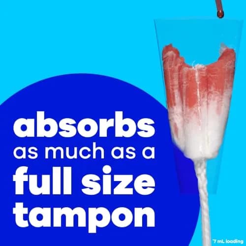 Tampax Compact Pearl Tampons for Women Multipack, Regular/Super Absorbency, Unscented, 45 Count | Dermatologist Tested Tampon thumbnail 8