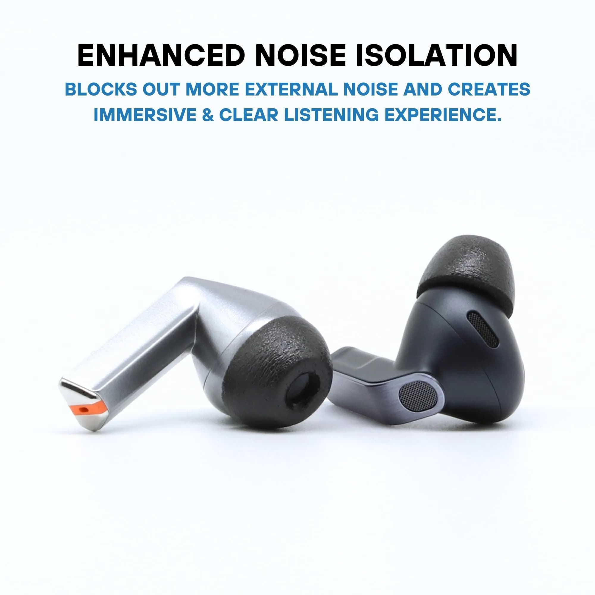 Comply TrueGrip Premium Memory Foam Replacement Ear Tips, Black (S/M/L) | 3 Pairs for Samsung Galaxy Buds Pro, Secure Fit, Noise Isolation - view 5