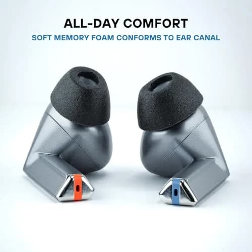 Comply TrueGrip Premium Memory Foam Replacement Ear Tips, Black (S/M/L) | 3 Pairs for Samsung Galaxy Buds Pro, Secure Fit, Noise Isolation thumbnail 3
