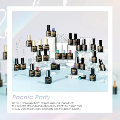 ROSALIND Gel Nail Polish Set 42 pcs | 38 Colors All Seasons, Long-Lasting, Safe for Nails thumbnail 6