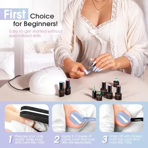 ROSALIND Gel Nail Polish Set 42 pcs | 38 Colors All Seasons, Long-Lasting, Safe for Nails thumbnail 7