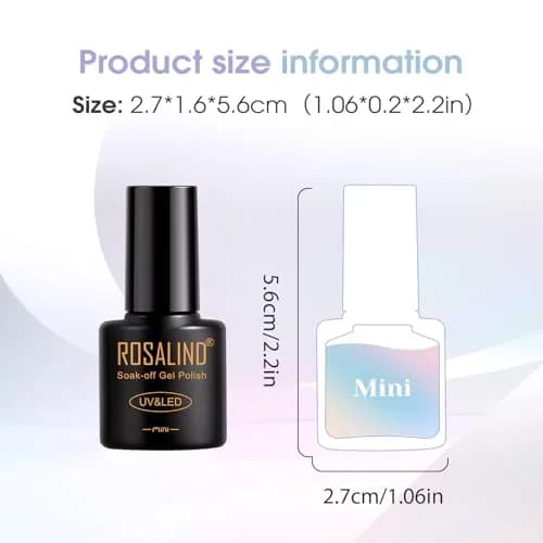 ROSALIND Gel Nail Polish Set 42 pcs | 38 Colors All Seasons, Long-Lasting, Safe for Nails thumbnail 9