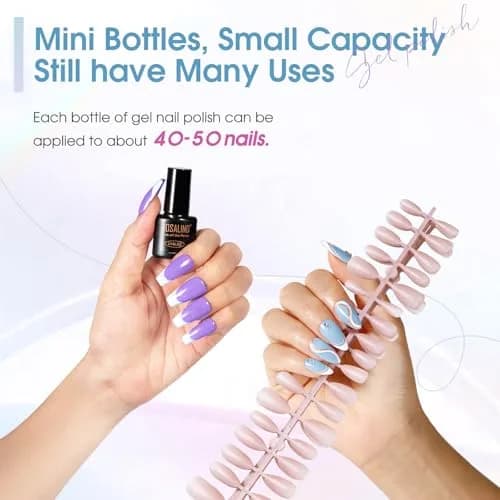 ROSALIND Gel Nail Polish Set 42 pcs | 38 Colors All Seasons, Long-Lasting, Safe for Nails thumbnail 3