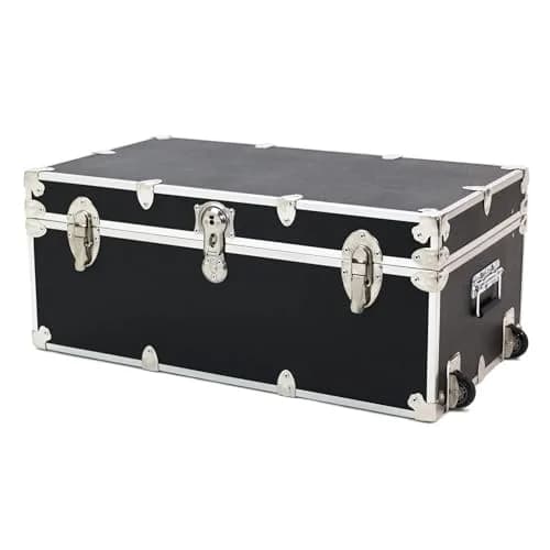 Rhino Trunk & Case Small Essential Trunk with Wheels | Dorm & Camp Storage, 30"x17"x13" thumbnail 1