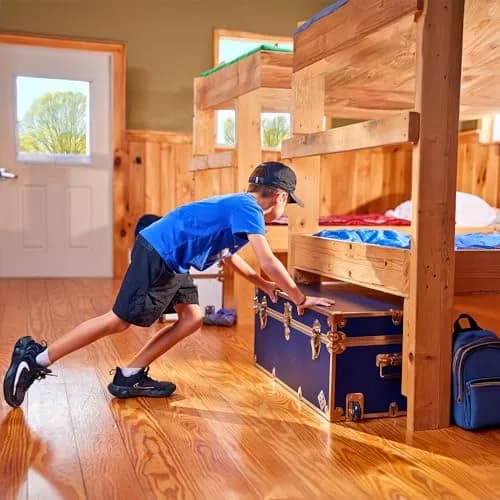 Rhino Trunk & Case Small Essential Trunk with Wheels | Dorm & Camp Storage, 30"x17"x13" thumbnail 8