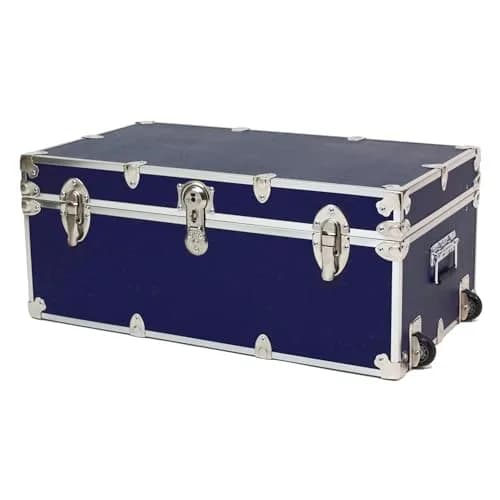 Rhino Trunk & Case Small Essential Storage Trunk 30" x 17" x 13" | Heavy Duty Dorm & Camp Storage thumbnail 1