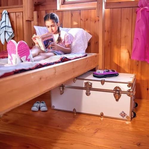 Rhino Trunk & Case Small Essential Storage Trunk 30" x 17" x 13" | Heavy Duty Dorm & Camp Storage thumbnail 5