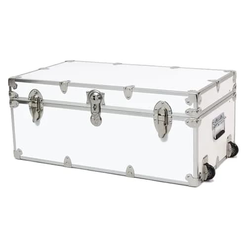 Rhino Small Essential Trunk with Wheels | Dorm & Camp Storage, 30"x17"x13" thumbnail 1