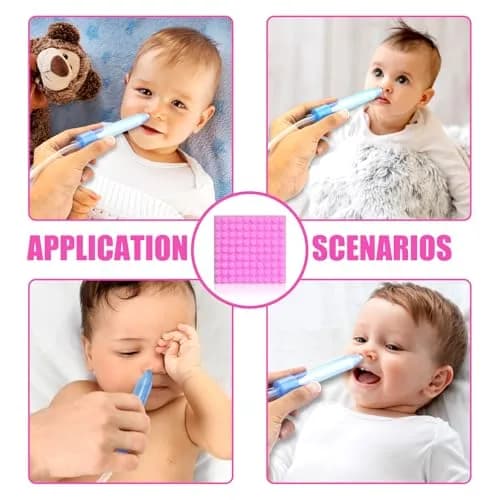 Qunlions life Replacement for Nosefrida Nasal Aspirator Filters | 100-Pack Hygiene Sponges for Baby Nose Cleaning thumbnail 7
