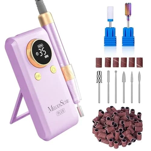MelodySusie SM330G Rechargeable Clip-On Nail Drill 35000RPM | Professional E-File for Manicure Shaping & Gel Removal - main product image