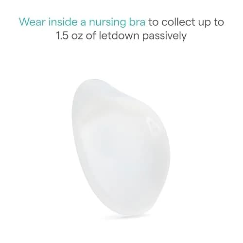 Munchkin Silicone Breast Milk Collector Cups with Storage Plugs, 45ml (1.5 Fl Oz Each) | BPA-Free Food-Grade Silicone - view 2