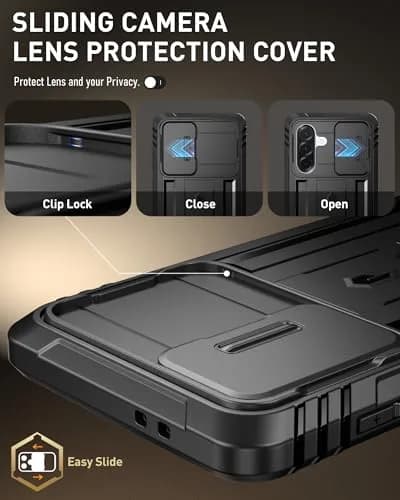 Poetic Revolution Case for Samsung Galaxy A36 5G | Rugged Shockproof with Slide Camera Cover & Screen Protector thumbnail 5