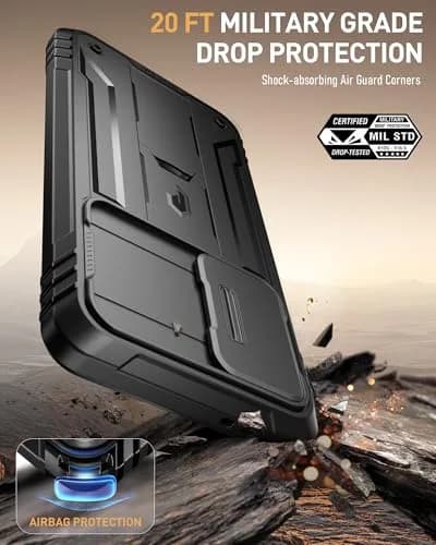 Poetic Revolution Case for Samsung Galaxy A36 5G | Rugged Shockproof with Slide Camera Cover & Screen Protector thumbnail 7