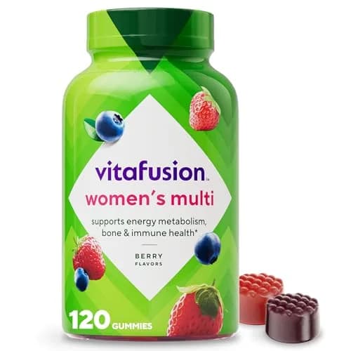 Vitafusion Women's Multivitamin Gummies Berry Flavored | Energy Metabolism, Bone & Immune Support (120 Count) - main product image