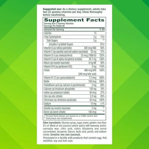 Vitafusion Women's Multivitamin Gummy | 120 Adult Gummies (120 Count) thumbnail 7