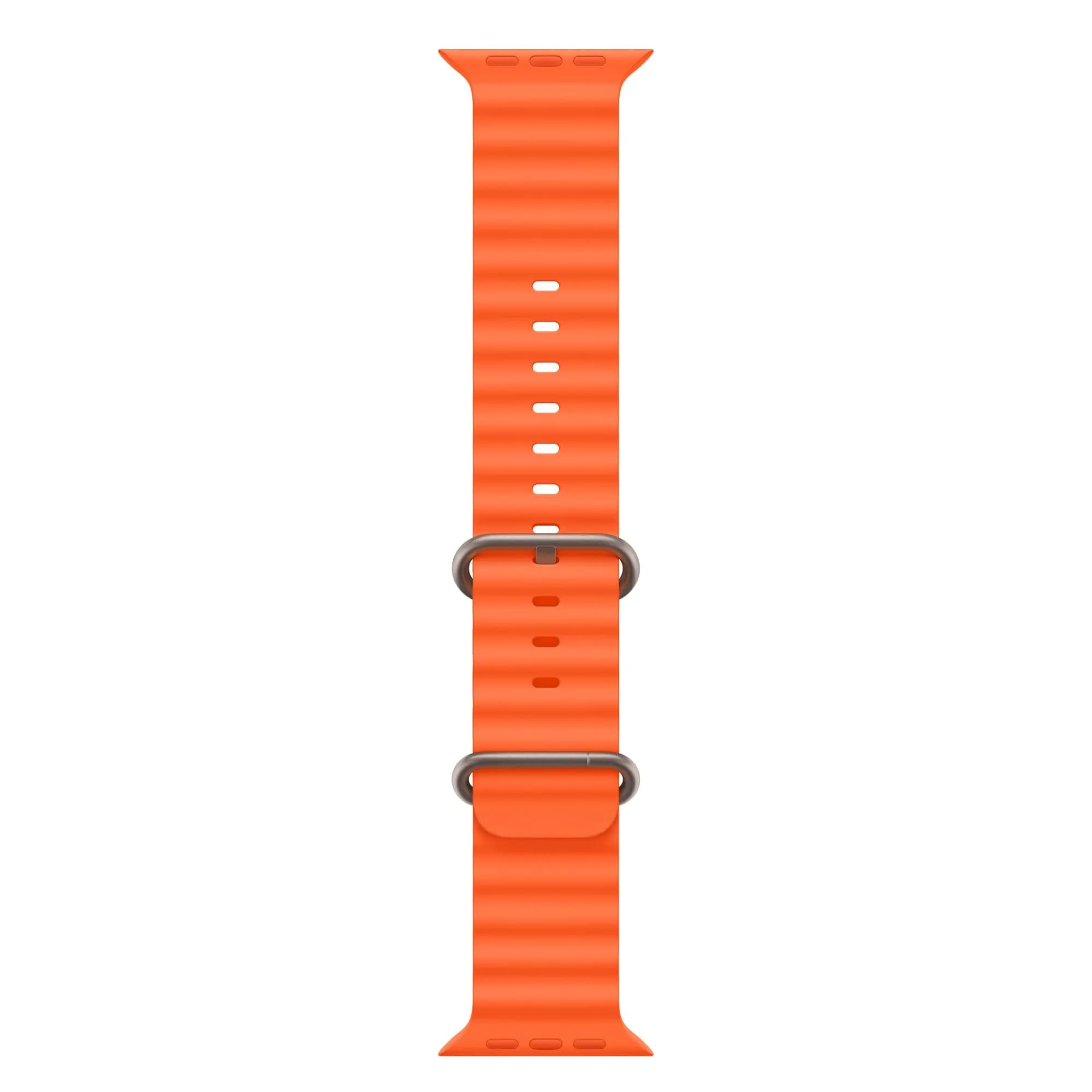 Apple Watch Ultra 2 [GPS + Cellular, 49mm] Black Titanium Case with Orange Ocean Band - Rugged Adventure Smartwatch - view 4
