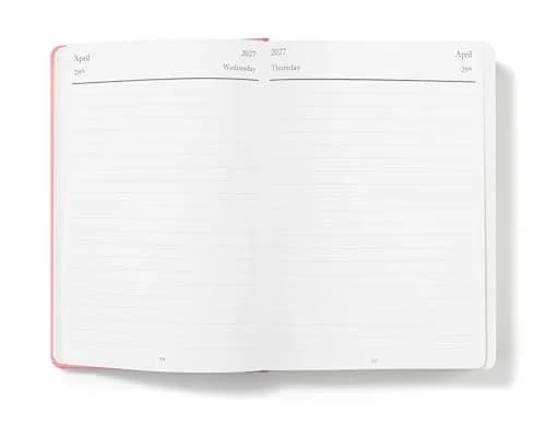 Wykeham's Executive 2026-27 Daily Journal Planner – Customization Available – July 2026 to June 2027 (Personalized Rose, 8.5"×5.5") thumbnail 3
