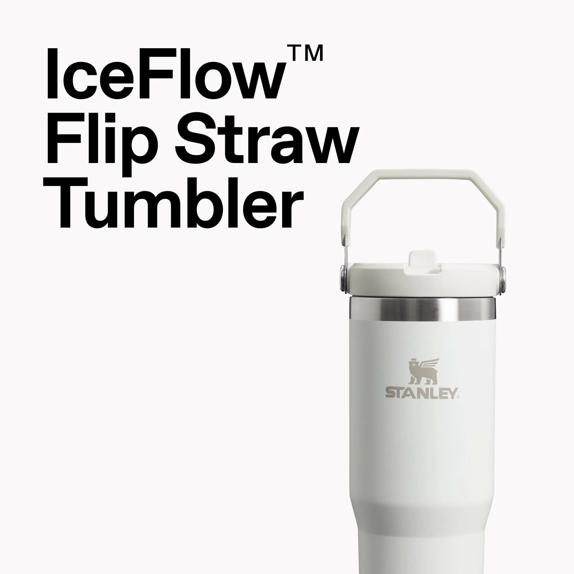 STANLEY IceFlow 2.0 Flip Straw Tumbler, 30 oz (887 ml) in Rose Quartz 2.0 - view 2