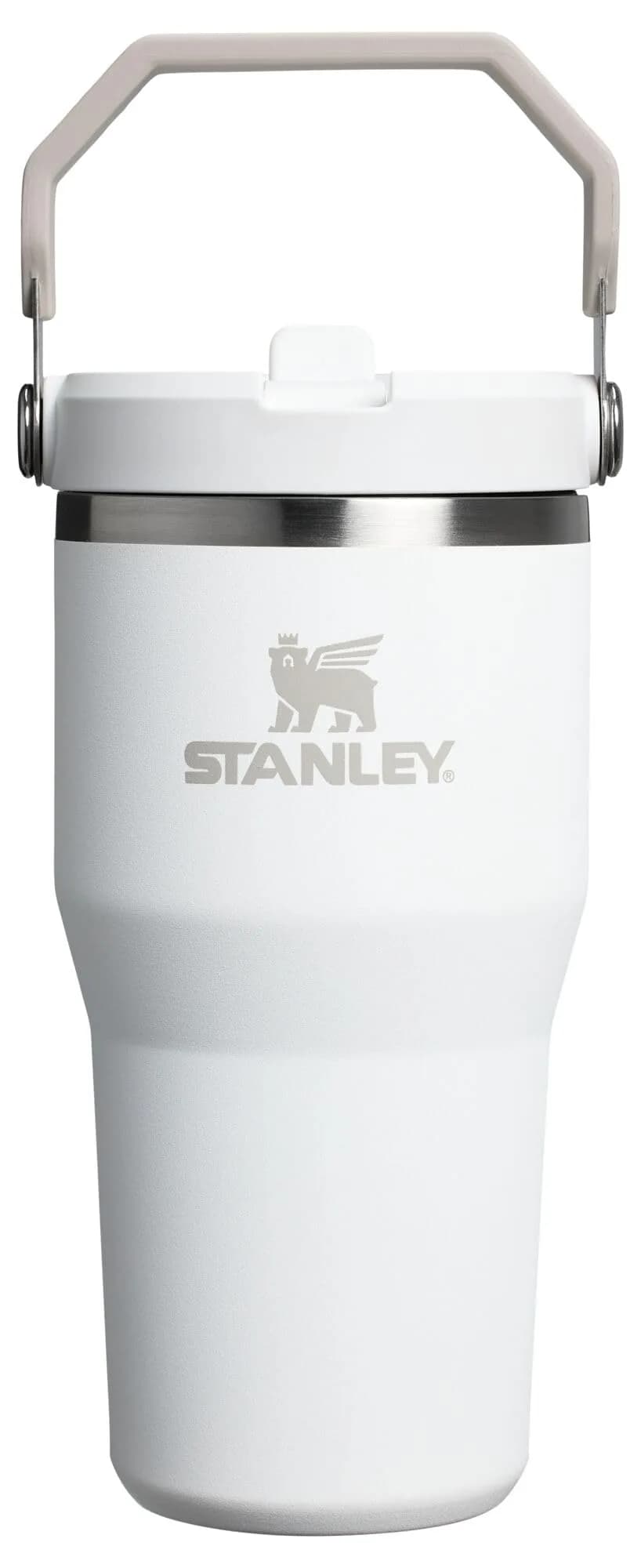 STANLEY IceFlow 2.0 Flip Straw Tumbler, 20 oz (590 ml), Frost - Sip Faster, Spill Less - main product image