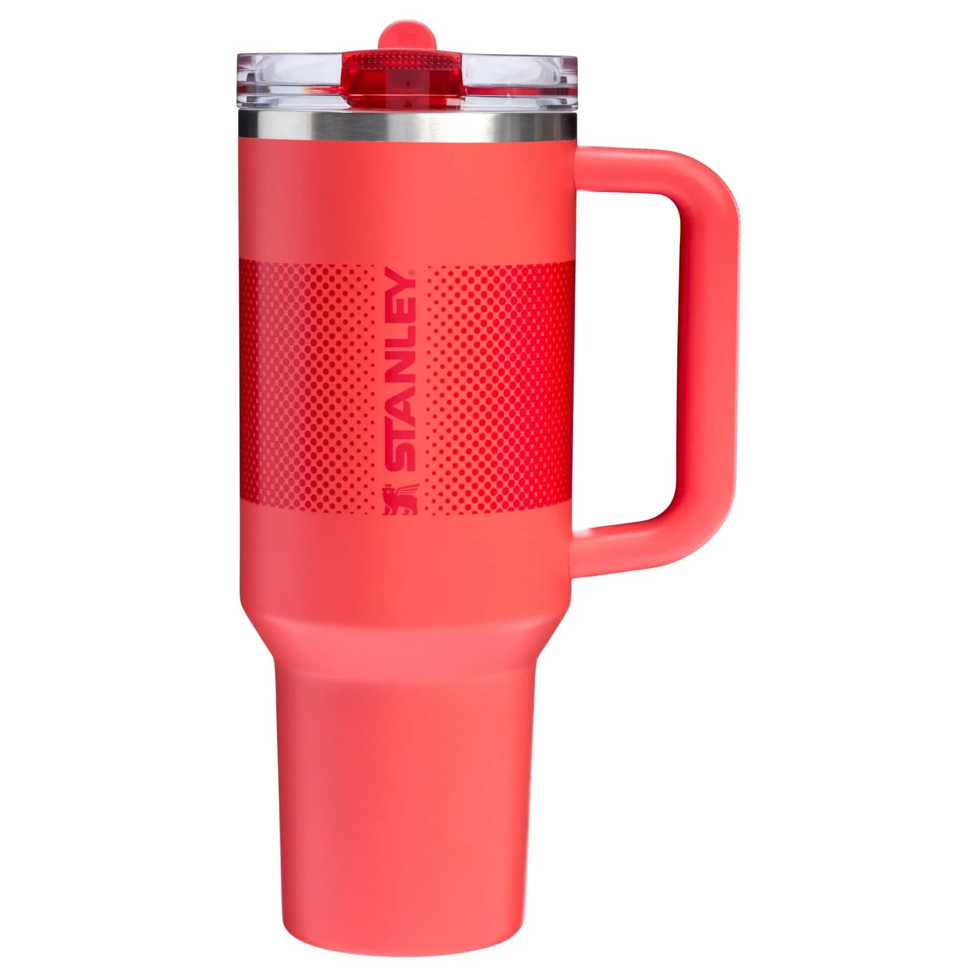 STANLEY Quencher ProTour Flipstraw Tumbler 1183ml (40 oz) | Leakproof Insulated Stainless Steel Cup with Handle — Hot Coral Fade