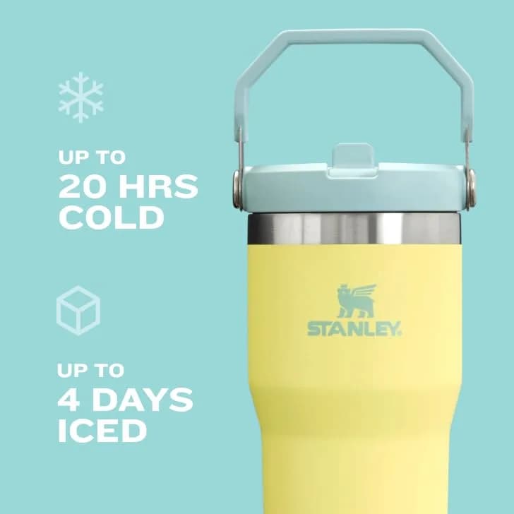 STANLEY IceFlow 2.0 Flip Straw Tumbler 40 oz (1183 ml) Frost | Insulated Stainless Steel for 20 Hrs Cold - view 3
