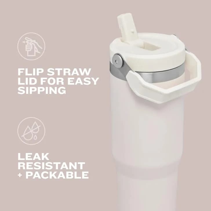 STANLEY IceFlow 2.0 Flip Straw Tumbler 40 oz (1183 ml) Frost | Insulated Stainless Steel for 20 Hrs Cold - view 4