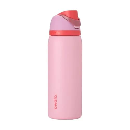 Owala FreeSip Insulated Water Bottle 946ml (32 oz) Angel Food Cake | Keeps Drinks Cold 24 Hours — Angel Food Cake