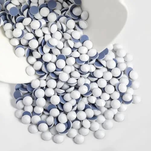 BEADSLAND Hotfix Rhinestones Chalk White SS8 2880pcs | Glass Craft Gems for DIY Decoration thumbnail 2