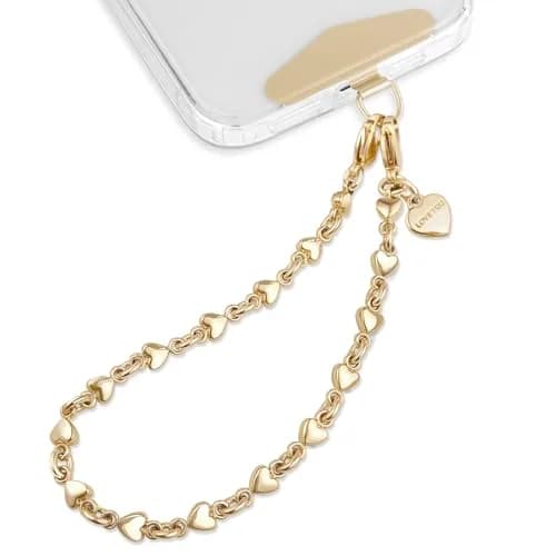 MOUTAKEY Phone Charm Strap Heart Phone Chain Wristlet 0.7oz | Stylish, Anti Theft, Fits All Phones thumbnail 1