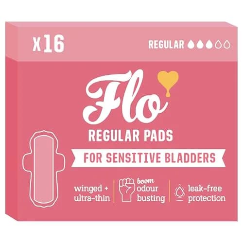 FLO Sensitive Bladder Pads (16 Pack) | Ultra-Thin, Organic Bamboo, Leak-Proof, Breathable, Vegan & Hypoallergenic thumbnail 1