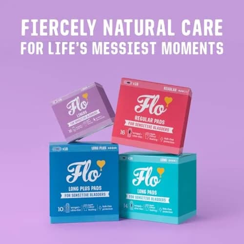 FLO Sensitive Bladder Pads (16 Pack) | Ultra-Thin, Organic Bamboo, Leak-Proof, Breathable, Vegan & Hypoallergenic thumbnail 6