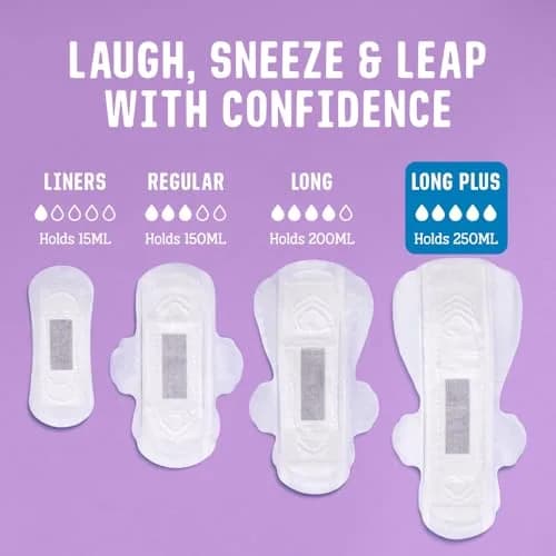 FLO Sensitive Bladder Long Plus Pads 10 Pack | Ultra-Thin Organic Bamboo, Breathable & Leakproof for Women thumbnail 6