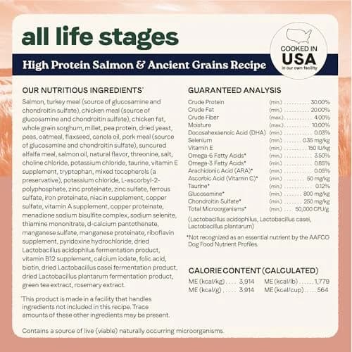 CANIDAE All Life Stages High Protein Dog Food 4 lb | Salmon & Ancient Grains for Active Dogs thumbnail 7