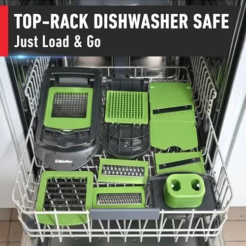 JANSKA Pro-Series 10-in-1 Vegetable Chopper with Container & 8 Blades | 1.12 kg (2.46 lb) Multi-Purpose Kitchen Tool thumbnail 8
